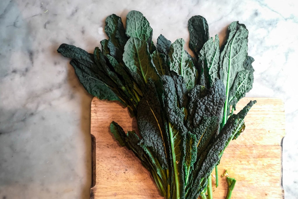 Chips di cavolo nero